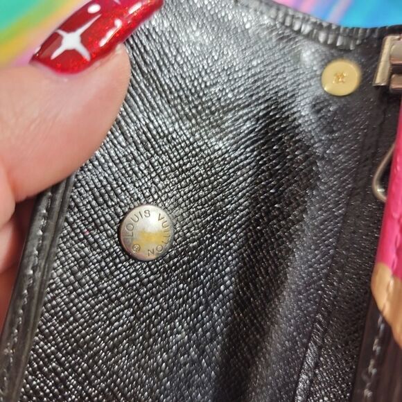 Authentic Louis Vuitton Epi Key Chain Holder Wristlet LAST CHANCE - Picture 8 of 14